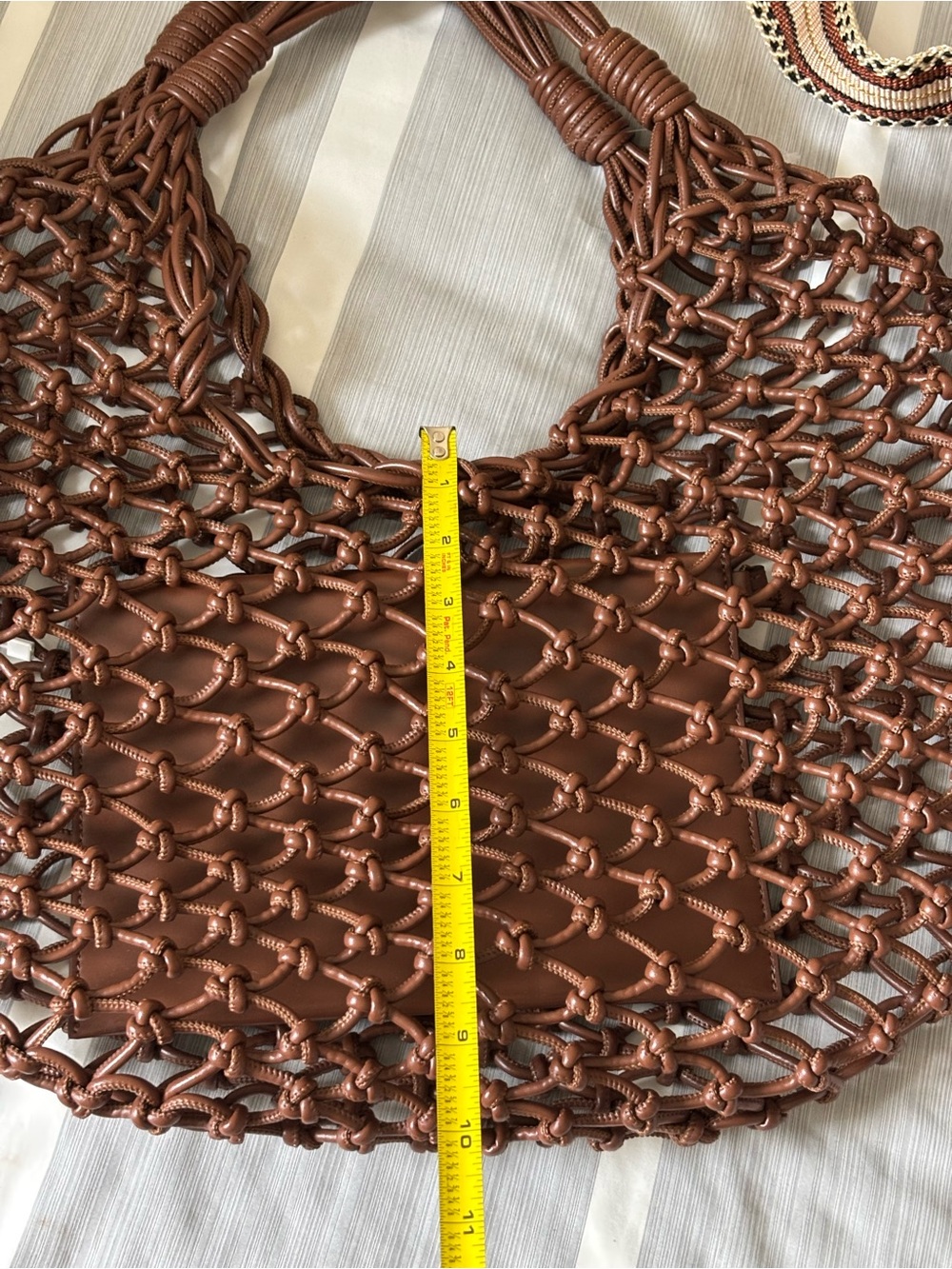 Stella McCartney Brown knotted bag - Picture 12 of 13